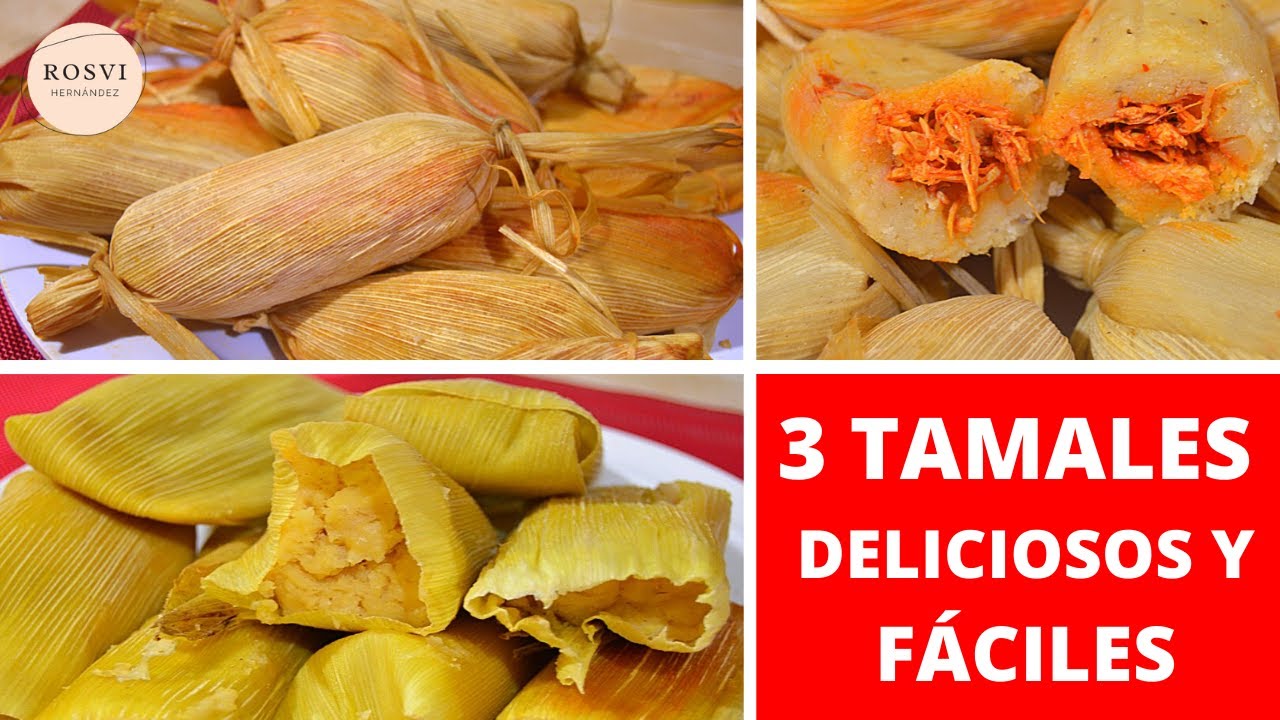 Tamales de Elote dulces, salados y Chanchamitos 3 delicias veracruzanas,  Tamales fáciles deliciosos! - YouTube