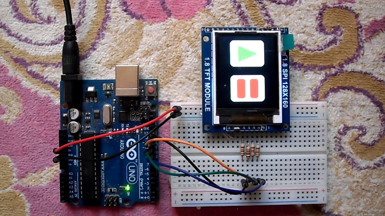 connect tft display to arduino uno