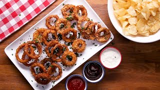 Potato Chip Onion Rings • Tasty