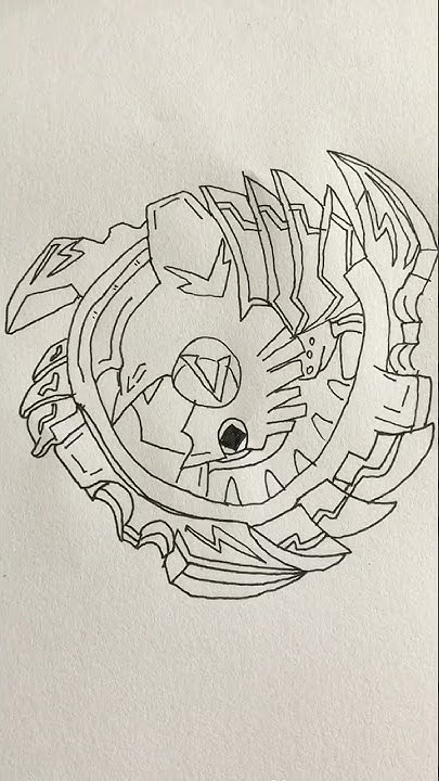 Drawing Victory Valtryek from Beyblade Burst - YouTube