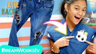 Unicorn Jean Patch + More Clothing Emergency Hacks | Life Hacks For Kids