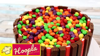 Skittles Cake | Birthday Cake Ideas | Cake Recipes by HooplaKidz Recipes