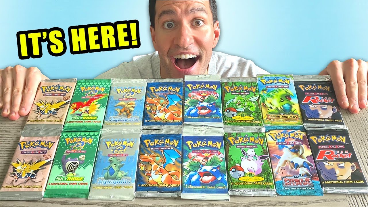 *THE $3000 POKEMON CARDS OPENING!* Rarest Booster Packs! - YouTube