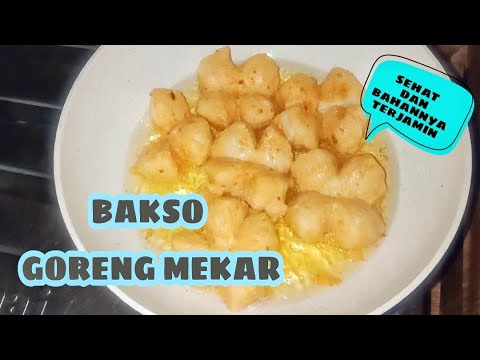 Resep Bakso Goreng Mekar Dengan Takaran Sendok Youtube