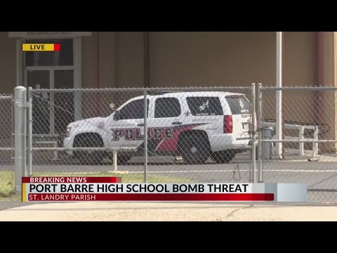 Port Barre High School on lockdown due to bomb threat