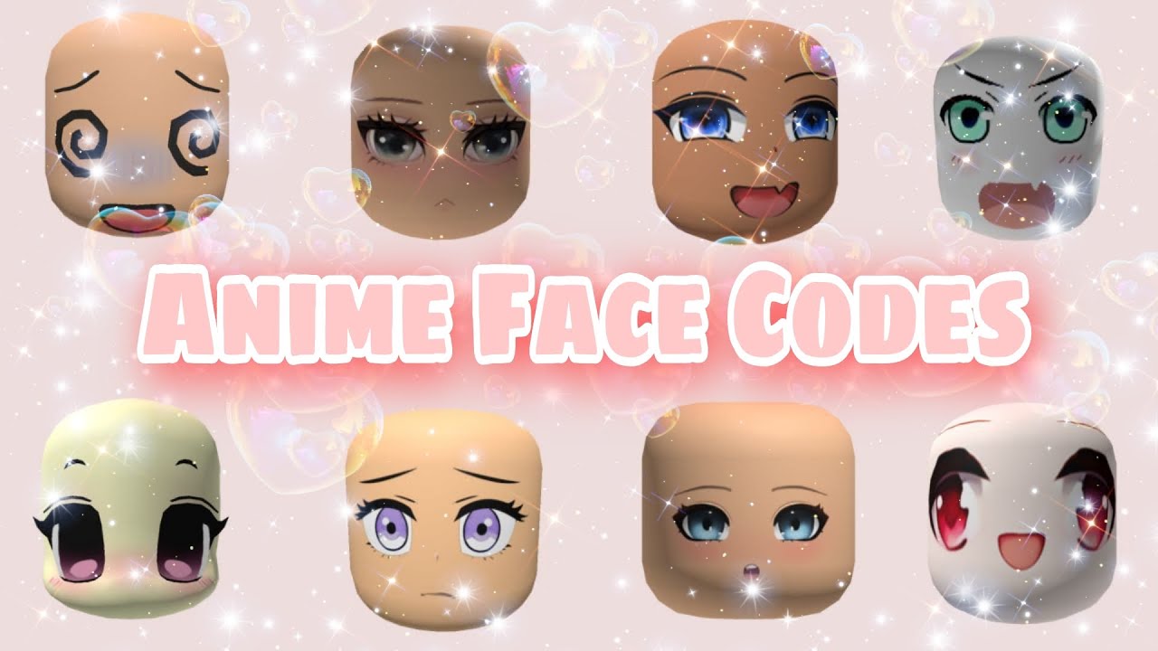 Anime Faceblue Eyes  Roblox  Free Transparent PNG Clipart Images Download