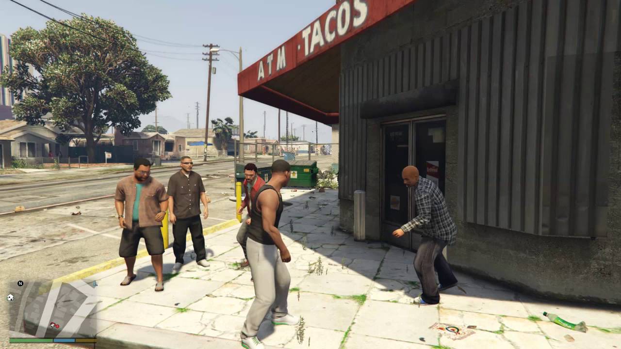 Grand Theft Auto V Shorts - NPC's are aggressive - YouTube