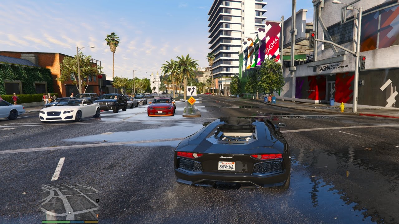 GTA V: Photorealistic Graphics 4K (GTX 980 Ti SLI) - YouTube