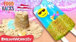 Edible Sandcastle + More Beach Food Hacks! | FOOD HACKS FOR KIDS