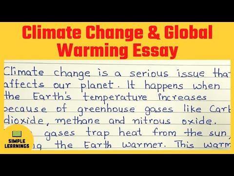 A+ Climate Change Essay in English: Conquer School & IELTS! - YouTube