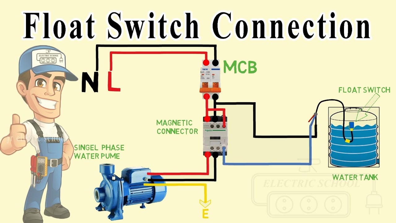 Schematic Diagram For Float Switch