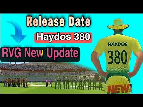 Haydos 380 Cricket Game Release Date | Rvg Cricket Clash Game New Update Launch Full Review