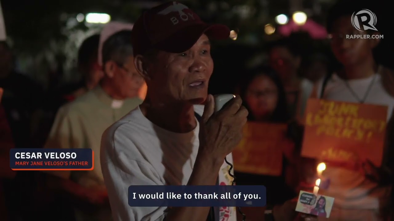 WATCH: Mary Jane Veloso’s family, friends hold vigil for her safe homecoming