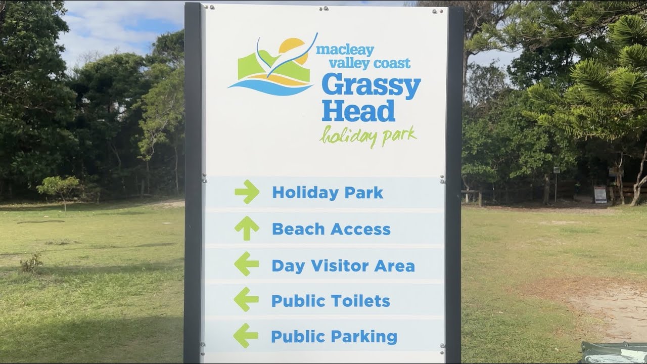 Grassy Head Holiday park NSW Australia camping and caravans - YouTube