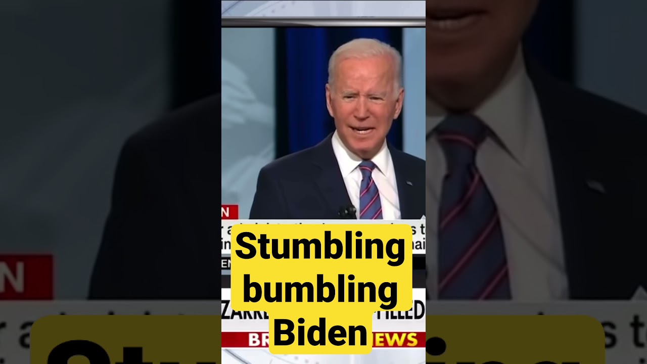 Stumbling bumbling Biden - YouTube