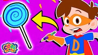 Who Stole the Candy? Drew Saves Candy ForestFind It Games | Cartoons for kids