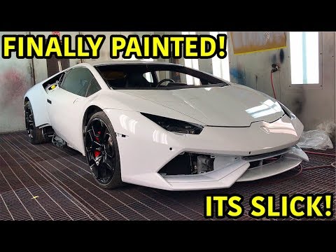 Rebuilding A Wrecked Lamborghini Huracan Part 19 - YouTube