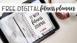 Free Digital Planner | 12 Week Fitness Journal - Youtube