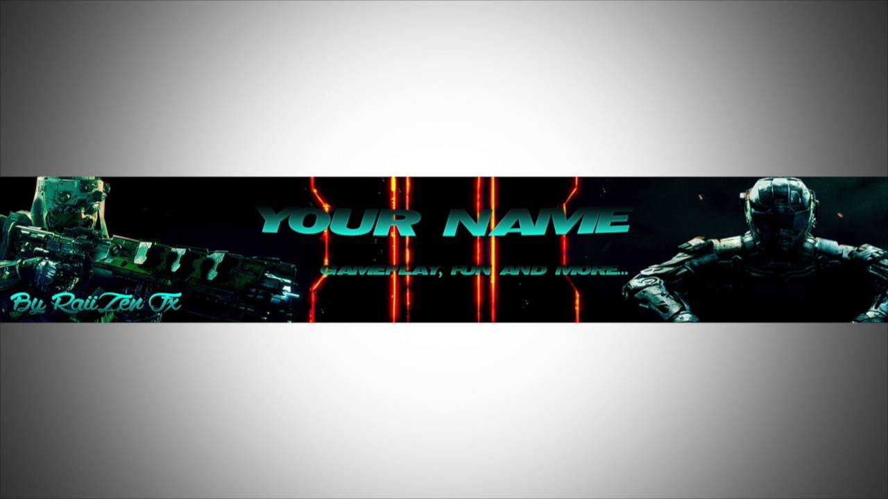 FREE BANNIERE BO3 TEMPLATE (LINK IN DESCRIPTION) - YouTube