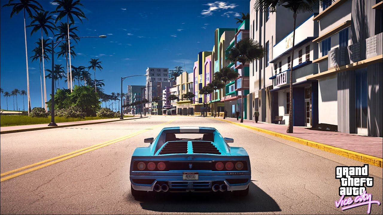 Exploring The INSANE Looking GTA Vice City Remastered Mod in GTA 5 ...