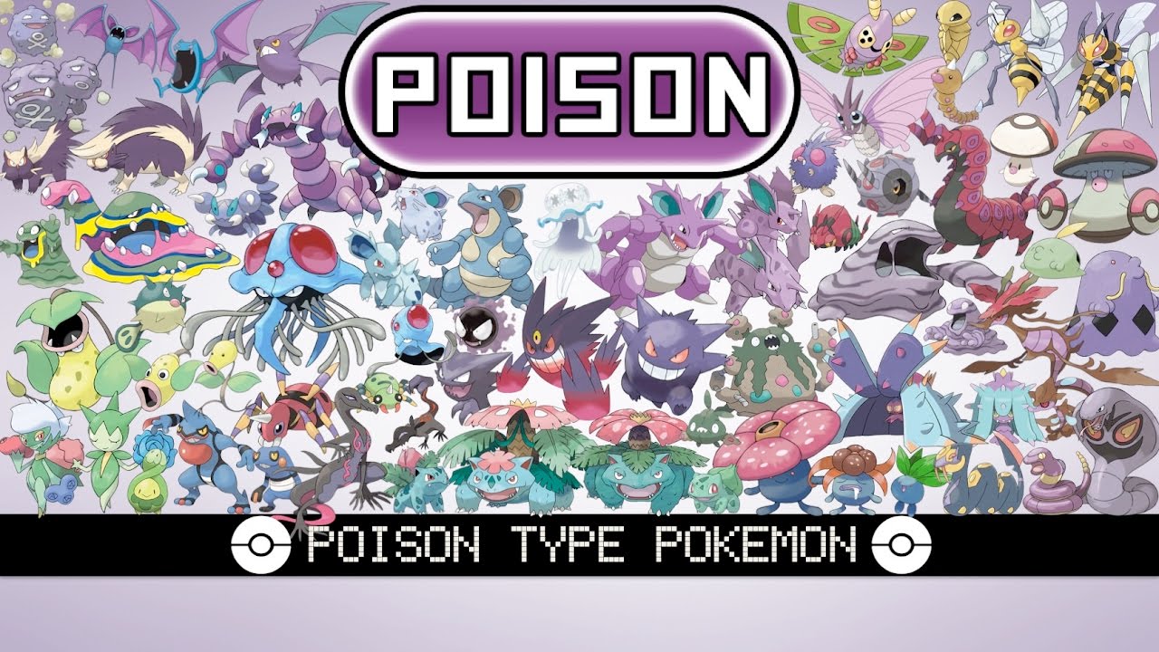 Poison Type Pokemon