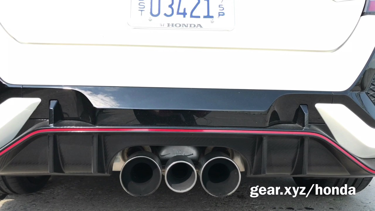 2017 Honda Civic Type R Exhaust