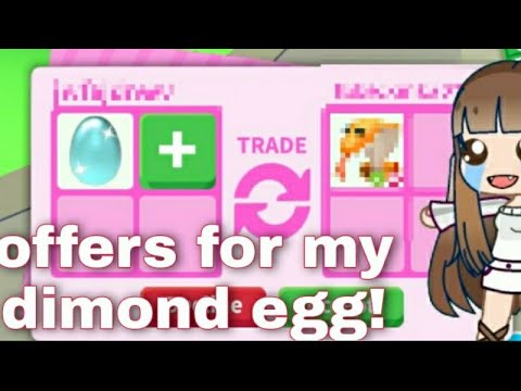 Rating offers for my dimond egg! roblox adopt me trading values. [gacha ...