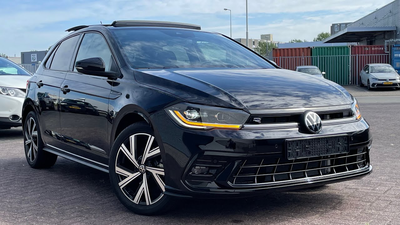 Volkswagen NEW Polo R-Line 2023 In 4K Deep Black Pearl 17, 53% OFF