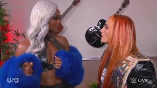 Becky Lynch Comes Face To Face With Jade Cargill