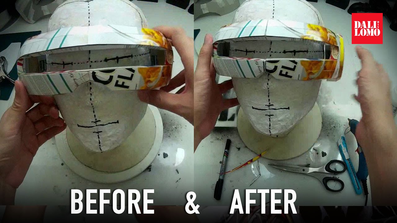 How to make X-Men Cyclops Visor Part 2 - How To Fix Oversized Visor ...