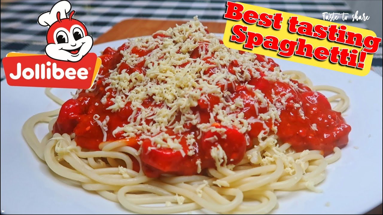 The Secret of Jollibee Style Spaghetti! I Show you HOW (SIMPLE INGREDIENTS)  How to Cook Spaghetti? - YouTube