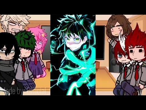 👑 Deku's classmates react to him | Gacha Club | MHA react Compilation ...