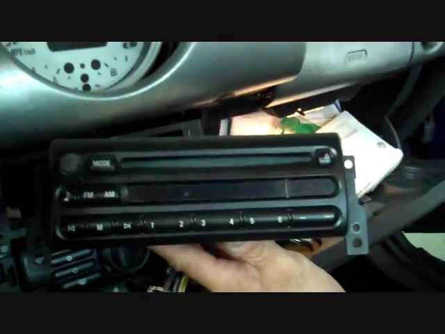 Mini Cooper Stereo Removal 2002-2006 - YouTube