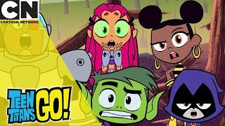 Teen Titans Go! | The Greatest Most Boring Campfire | Cartoon Network UK 