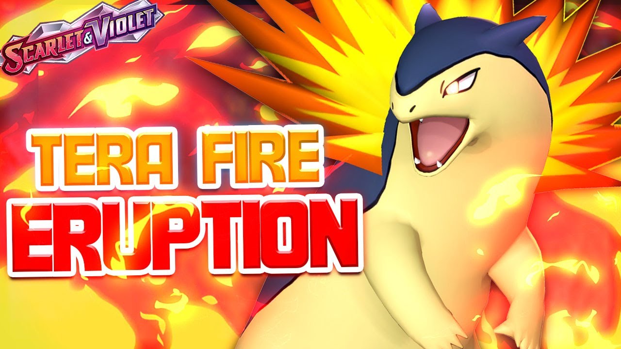 Eruption Typhlosion CAN COOK! | Pokemon Scarlet and Violet Wifi Battle ...