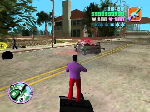 gta vice city- trainer fun - YouTube