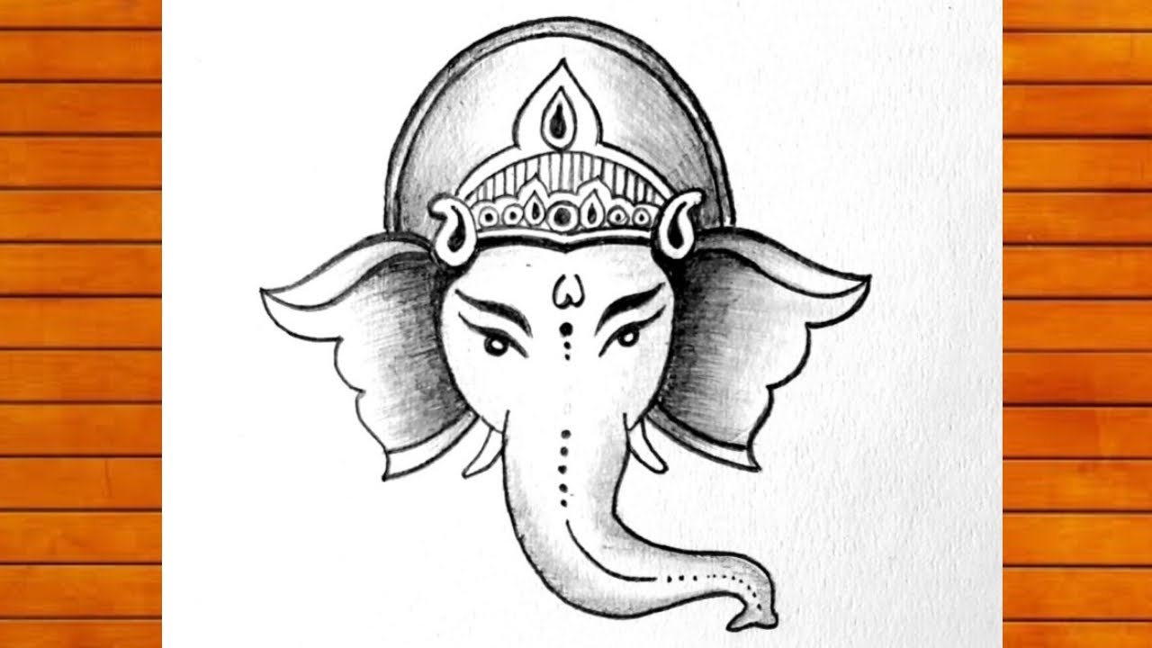 Ganpati Bappa Pencil Drawing || Ganesh ji ki drawing || Ganesh ...