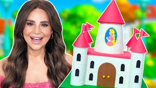 PRINCESS PEACH CASTLE CAKE - NERDY NUMMIES