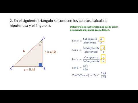 Ejemplos de triángulos rectángulos - YouTube