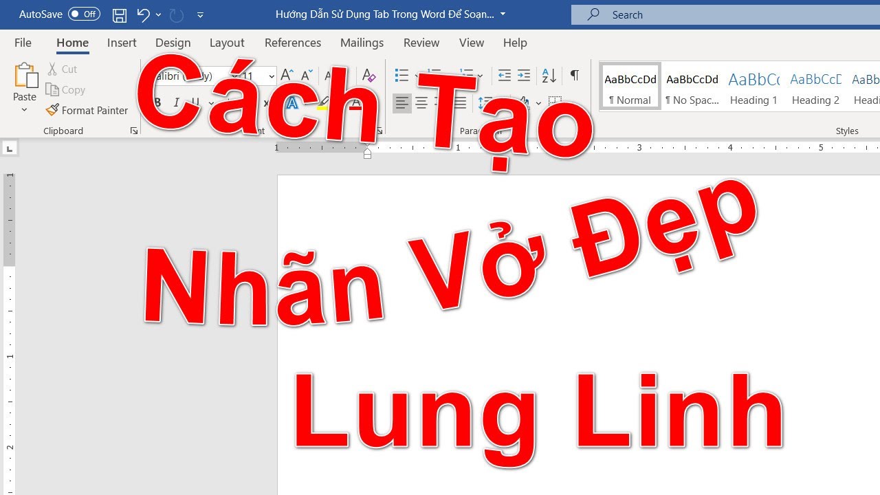 Cách Tạo Nhãn Vở Đẹp - Mang Phong Cách Cá Nhân - Youtube