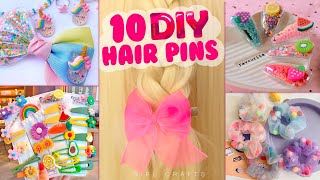 10 DIY - Awesome Hair Pins Ideas - Cute Super Easy Trend Beauty Hacks