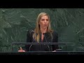 Mira Sorvino (UNODC Goodwill Ambassador) at High-Level meeting of the GA on Trafficking in Persons