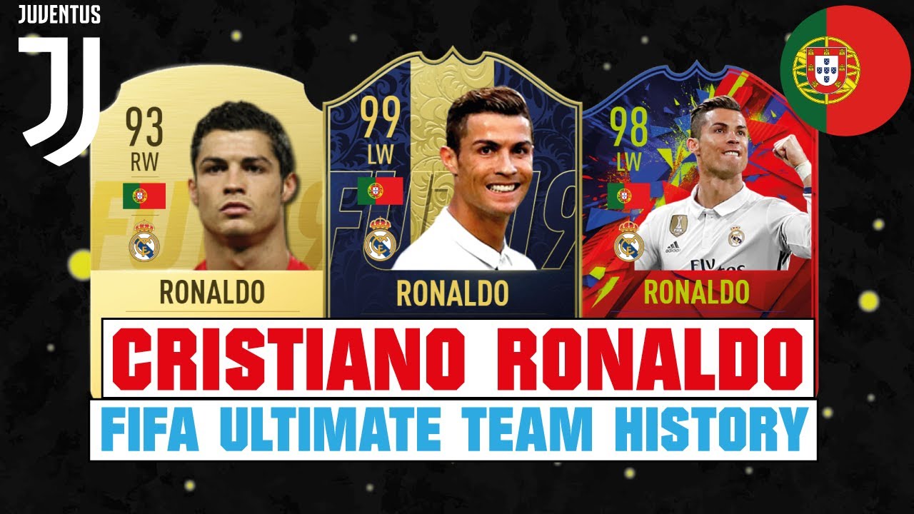 Cristiano Ronaldo Fifa Ultimate Team History Fifa 10 Fifa 19 Youtube