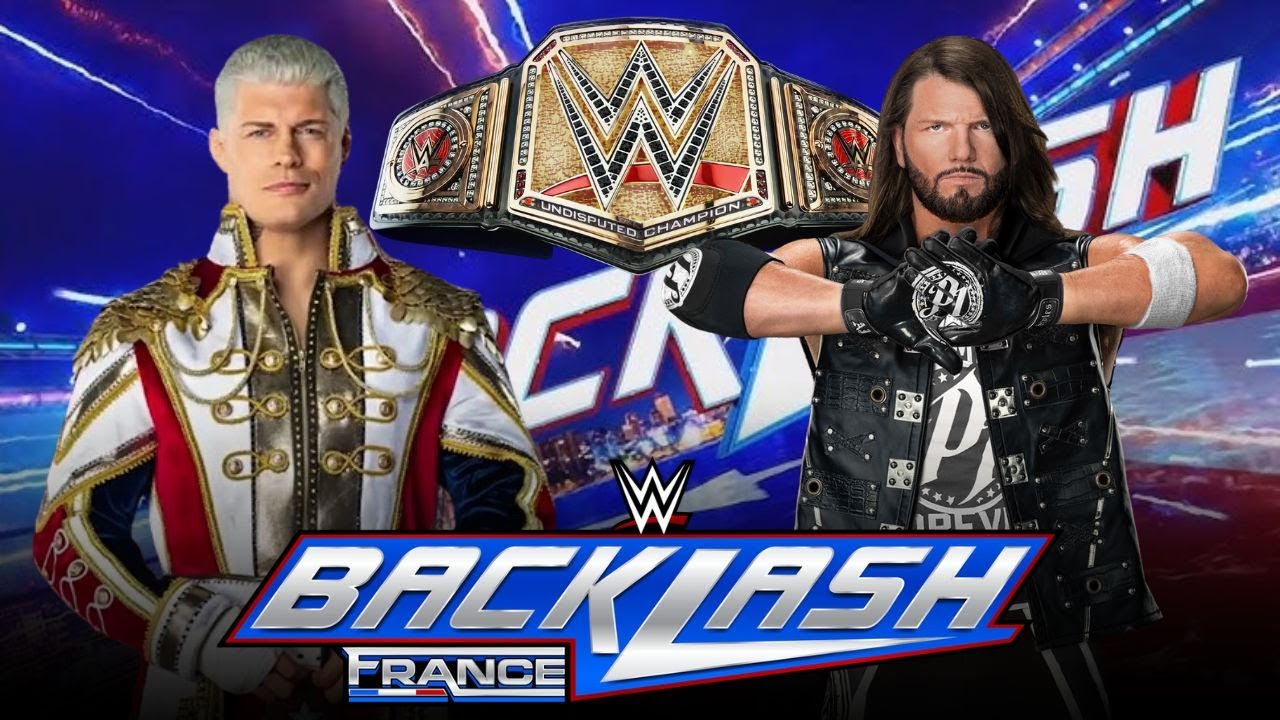 Cody Rhodes vs. AJ Styles - Submission Match - WrestleMania Backlash ...