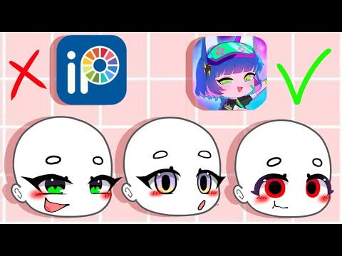 Gacha club aesthetic eye ideas 💡 - YouTube