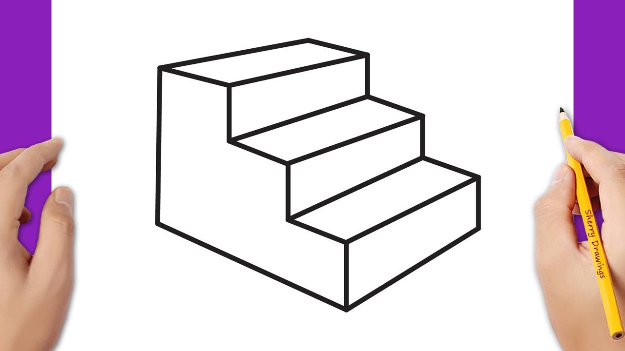 How To Draw A Stairway - Warexamination15