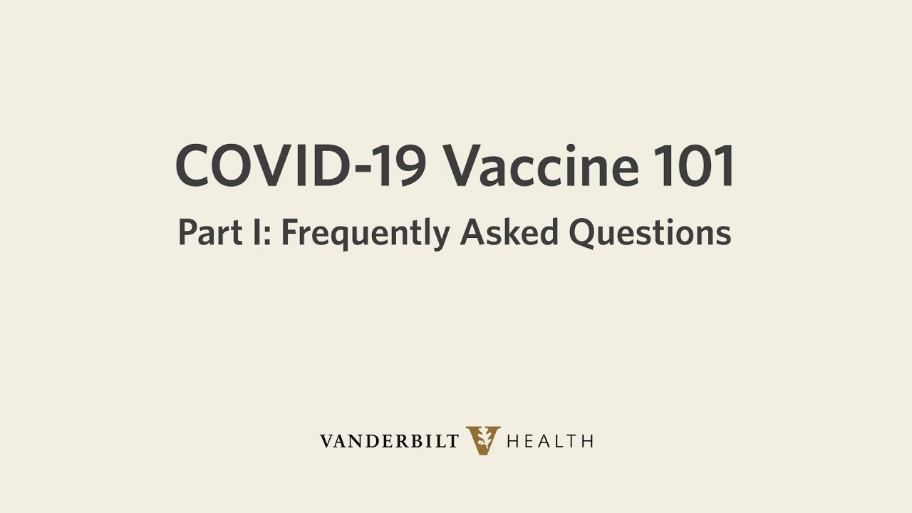 COVID-19 Vaccine 101: FAQs - YouTube