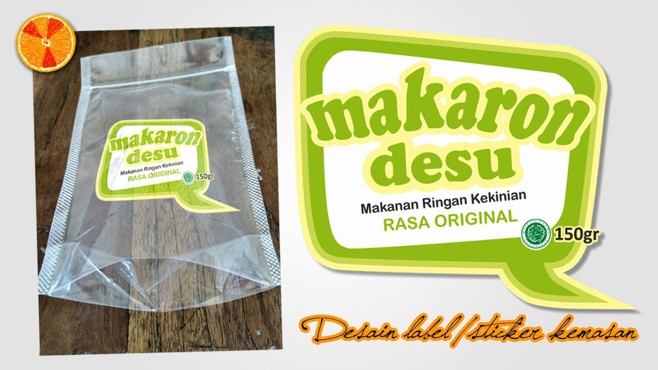 Kumpulan Desain Stiker  Produk Makanan  Lucu Fullstiker