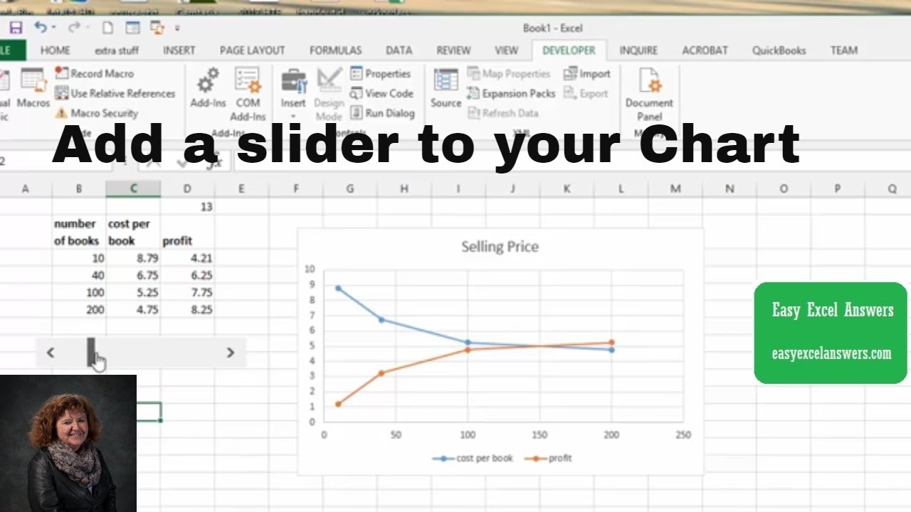 Add a Slider to your Chart in Excel - Mindovermetal English