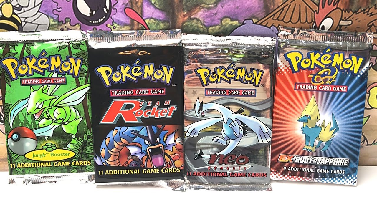 Opening VINTAGE Pokemon Packs! (VERY RARE!) - YouTube